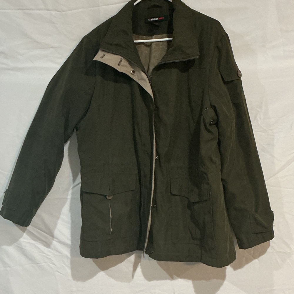 Men's Dark Green Military Field Jacket